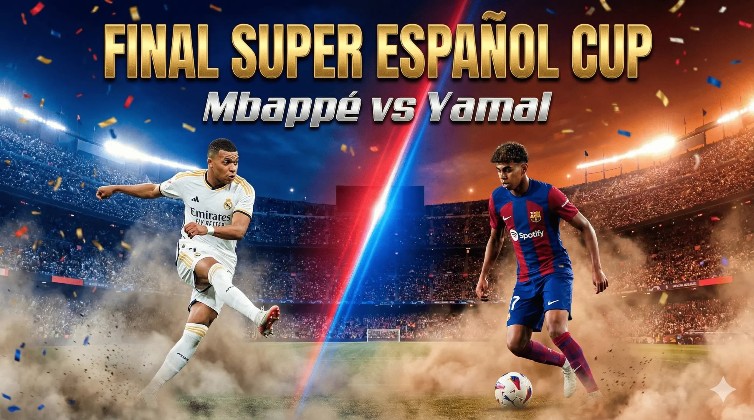 مباراة ريال مدريد وبرشلونة – نهائي كأس السوبر الإسباني 2026