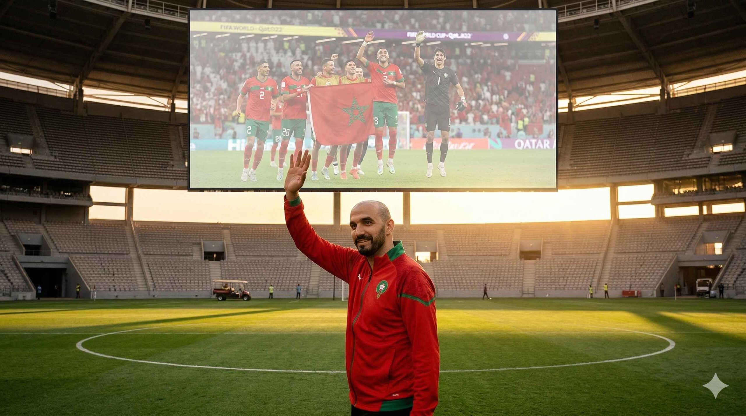 مدرب المنتخب وليد الركراكي يودع المغاربة باستحضار ذكريات “الأسود” 2026