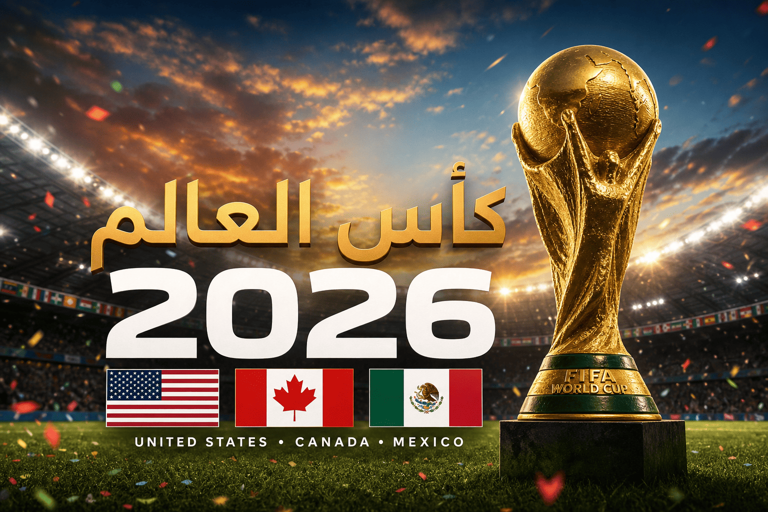 جدول مباريات كأس العالم 2026: المواعيد، النظام الجديد والمدن المستضيفة